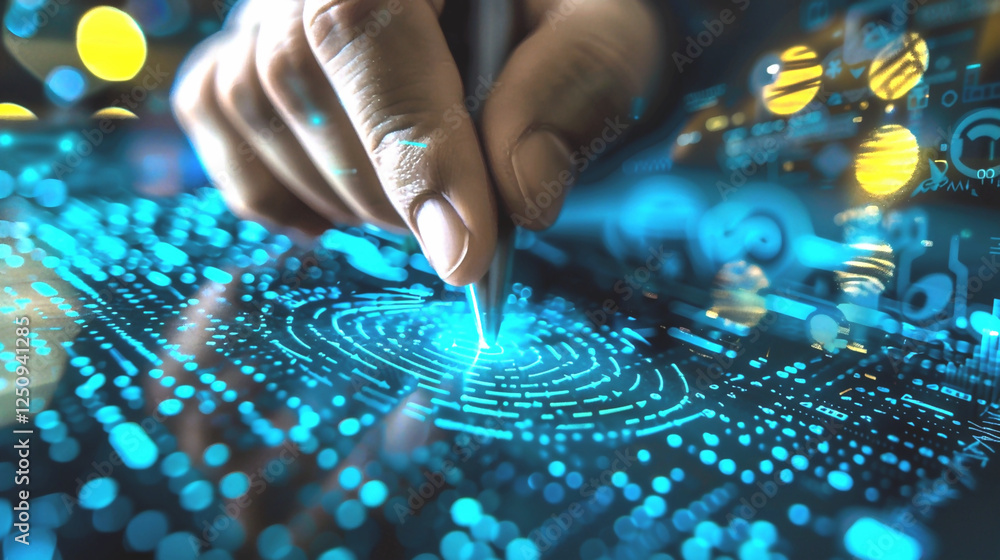 Naklejka premium Secure electronic contracts using digital signatures 