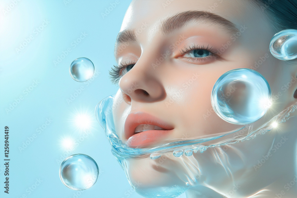 Moisturizer and skincare serum's precision and efficacy. Moisturizer and skincare serum's precision and efficacy.
