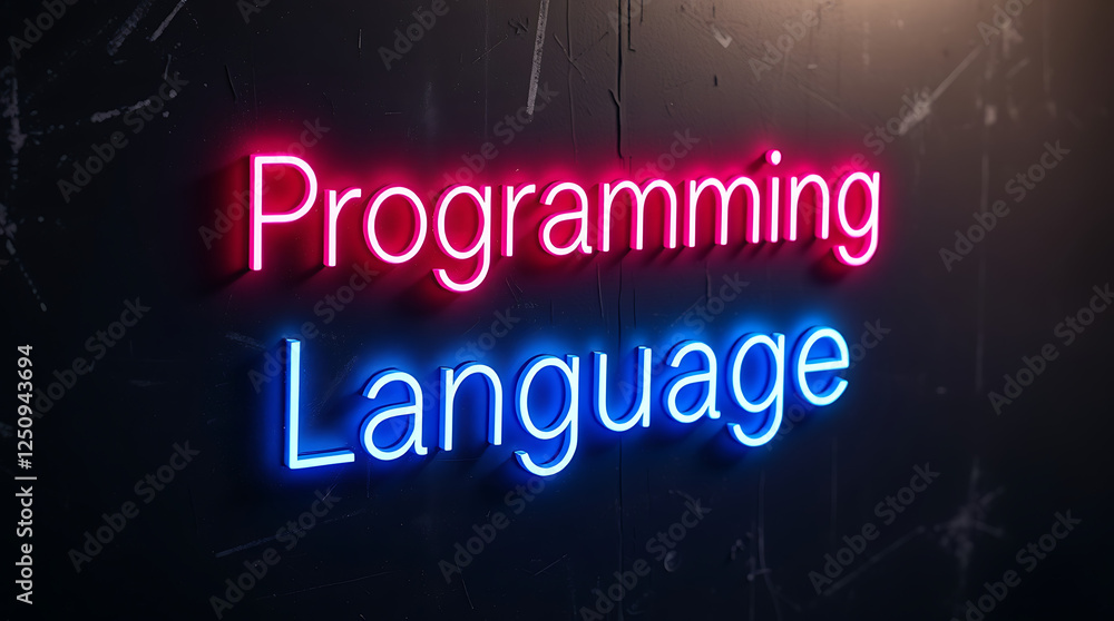 Programming Languages and High-Tech Development, coding, software development, neon sign, futuristic tech, programming concepts, JavaScript, Python, Java, C++, HTML, CSS, coding background. Programming Languages and High-Tech Development, coding, software development, neon sign, futuristic tech, programming concepts, JavaScript, Python, Java, C++, HTML, CSS, coding background.