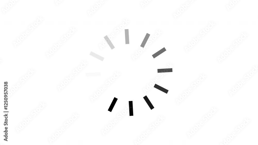 Loading circle animation. Isolated on a white background. Alpha channel. Looped animation. Loading circle animation. Isolated on a white background. Alpha channel. Looped animation.