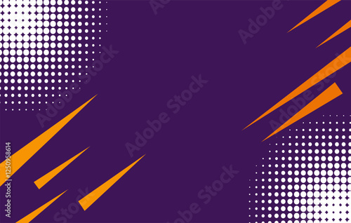 Abstract modern background. Yellow and purple gradient decoration. Color template and presentation design