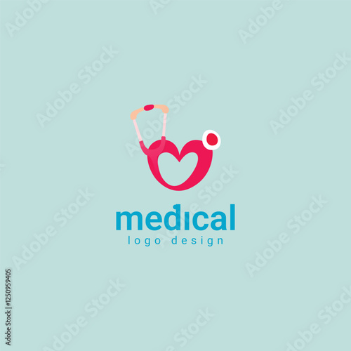 Medical Health Care Logo Design Vector Template