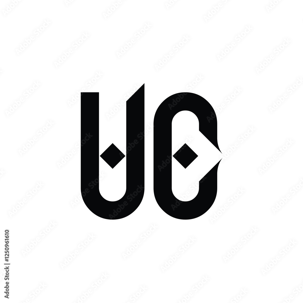 UC monogram logo design letter text name symbol monochrome logotype alphabet character simple logo
