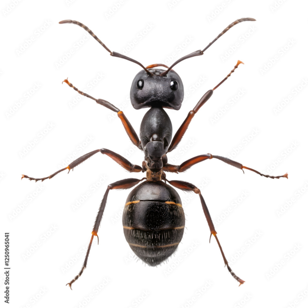 Carpenter Ant in isolate background Carpenter Ant in isolate background