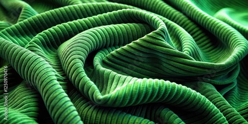Wallpaper Mural Swirling green corduroy, a double exposure abstract.  Textured photographic artistry. Torontodigital.ca