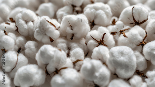Close-Up of Cotton Bolls