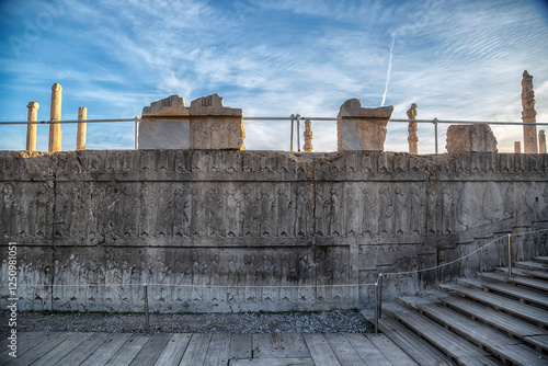 Wallpaper Mural Reliefs of Apadana Palace | Persepolis | Shiraz | Iran | Achaemenid Art | Historical Masterpiece Torontodigital.ca