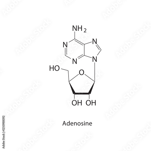 N-Allylaniline skeletal structure.Aromatic amine compound schematic illustration. Simple diagram, chemical structure.