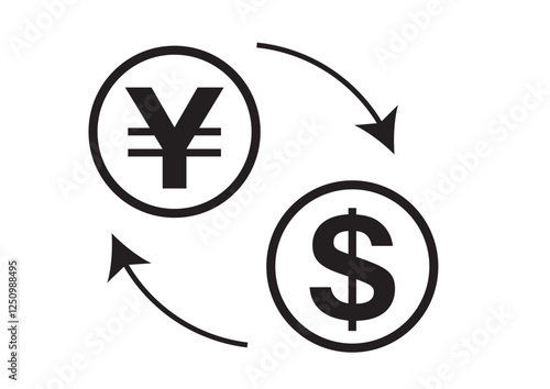 円とドルの交換アイコン