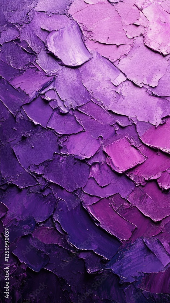 Obraz premium Purple impasto painting creating textured background