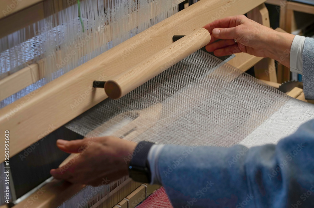 Obraz premium Handweben