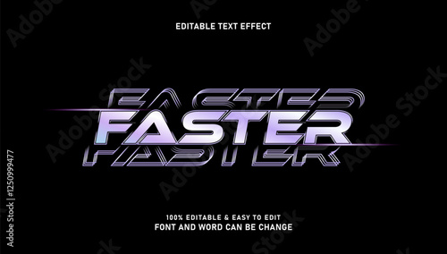Faster text effects that can be edited