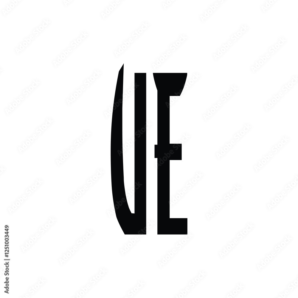 UE monogram logo design letter text name symbol monochrome logotype alphabet character simple logo UE monogram logo design letter text name symbol monochrome logotype alphabet character simple logo