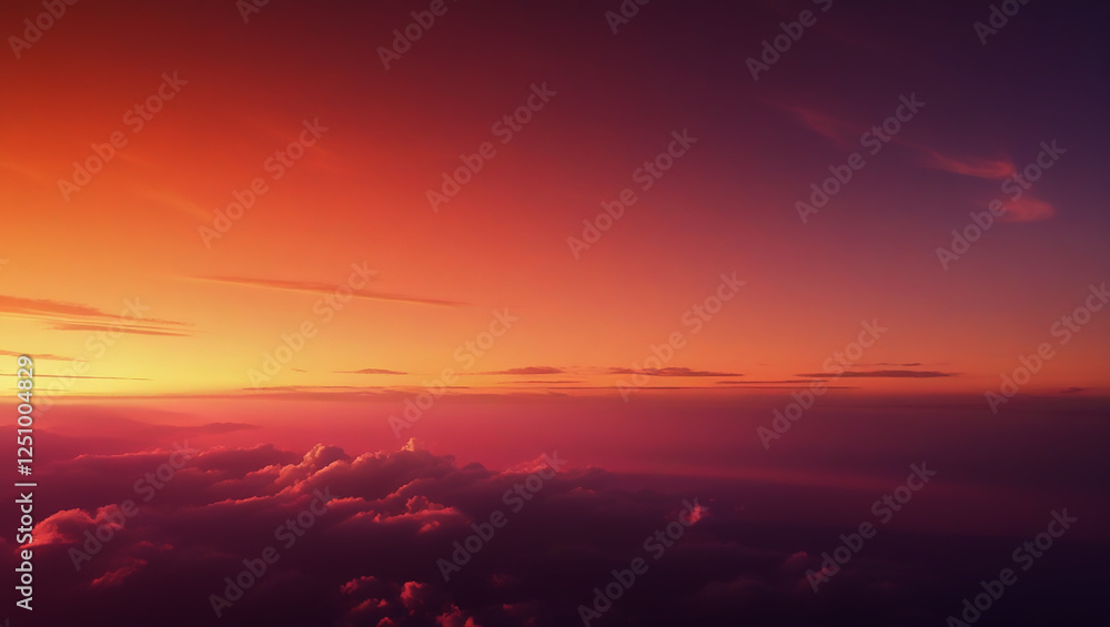Obraz premium sunset over the city
