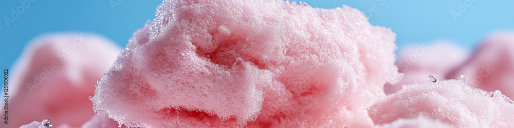Fototapeta premium Close-up Photograph of Pink Foam Texture