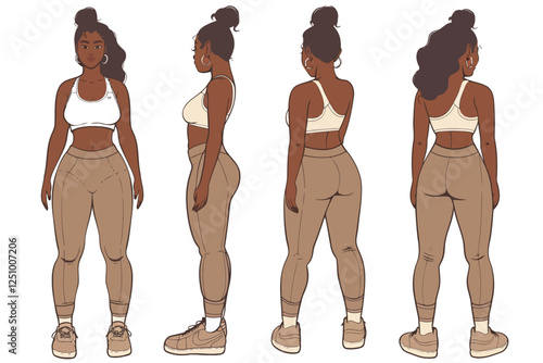 Body Positivity isolated illustration