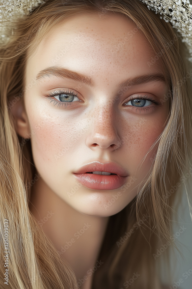 Obraz premium Editorial Fashion Magazine Photo – Beauty Portrait of a Glamorous Woman