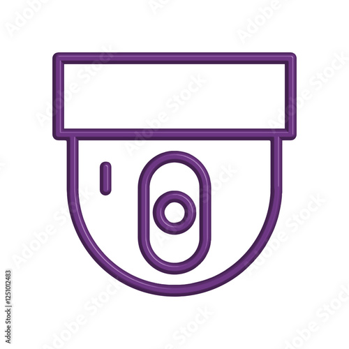 CCTV icon design template