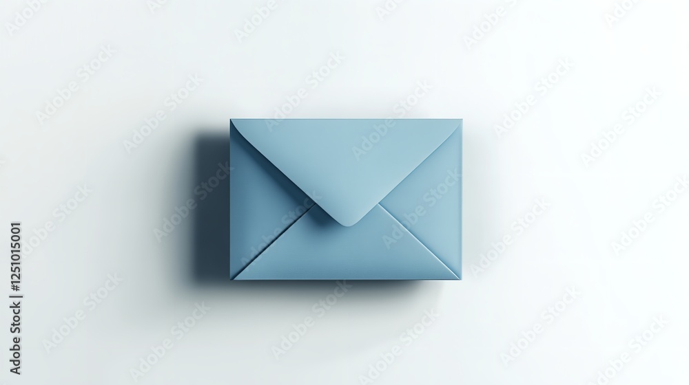 A mockup of an envelope on a neutral background with elegant shadows, A mockup of an envelope on a neutral background with elegant shadows,
