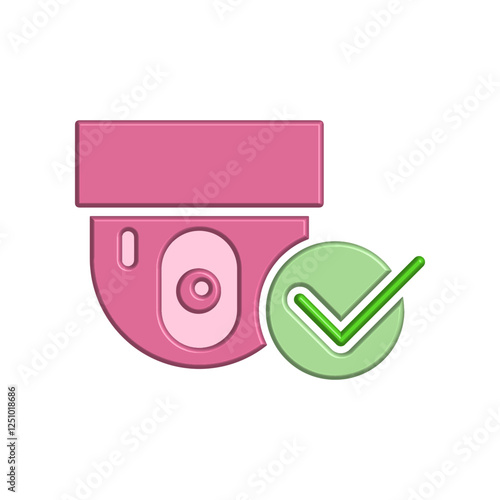 CCTV icon design template