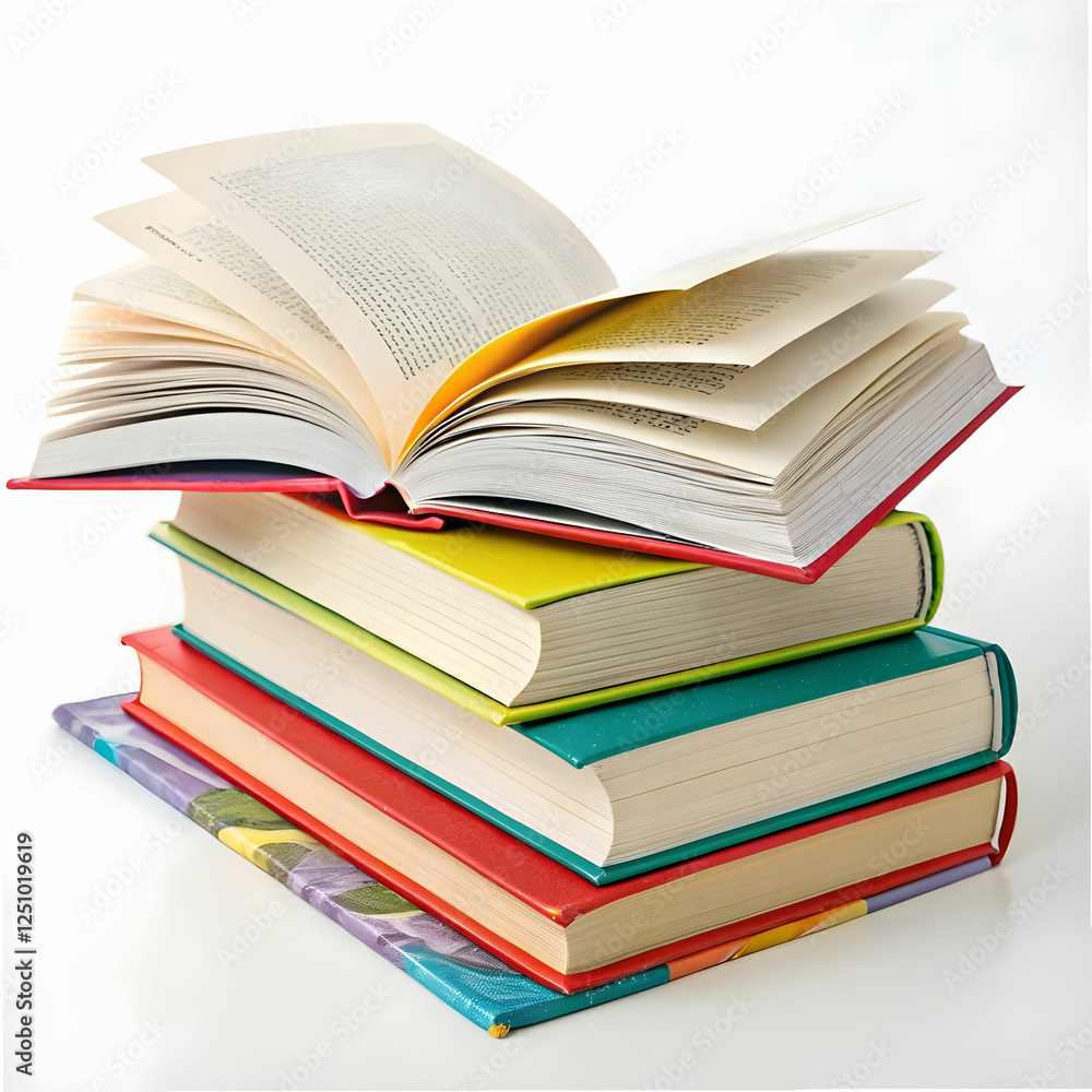 Fototapeta premium stack of books