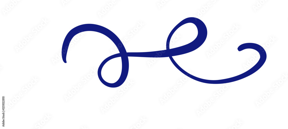 Fototapeta premium Filigree Flourish Divider 