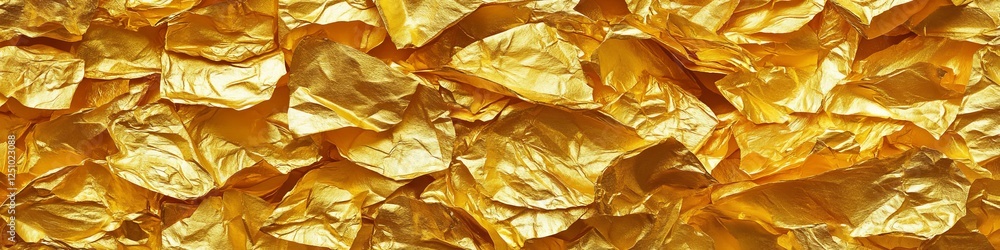 Golden Texture, Close Up Of Gold Leaf, Seamless Pattern, Bright Golden Surface, Light Reflections Golden Texture, Close Up Of Gold Leaf, Seamless Pattern, Bright Golden Surface, Light Reflections