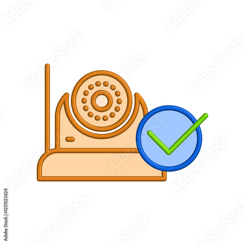 CCTV icon design template