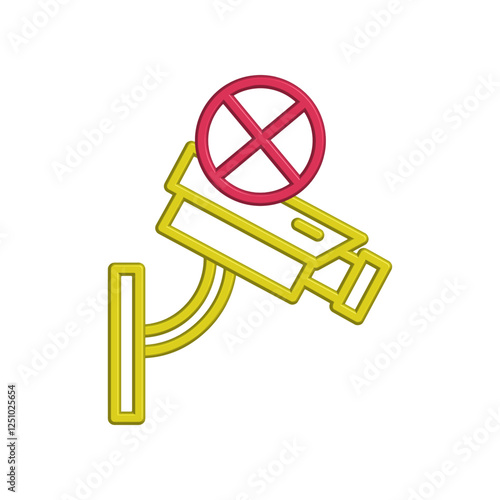 CCTV icon design template