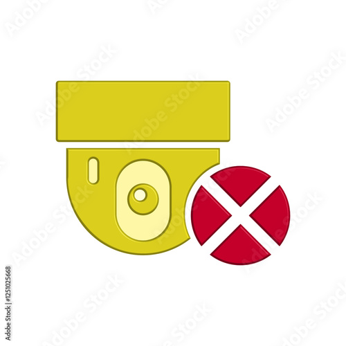 CCTV icon design template