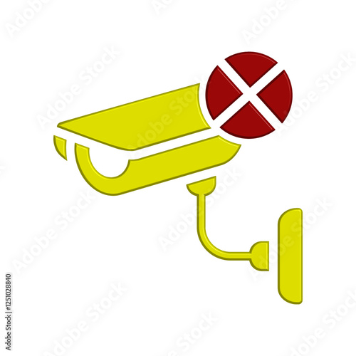 CCTV icon design template