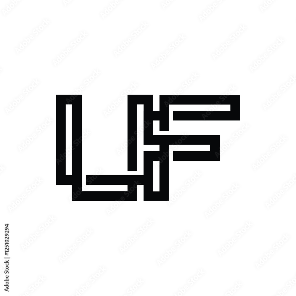 UF monogram logo design letter text name symbol monochrome logotype alphabet character simple logo UF monogram logo design letter text name symbol monochrome logotype alphabet character simple logo