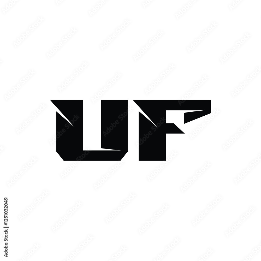 UF monogram logo design letter text name symbol monochrome logotype alphabet character simple logo UF monogram logo design letter text name symbol monochrome logotype alphabet character simple logo