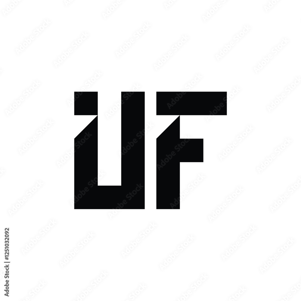 UF monogram logo design letter text name symbol monochrome logotype alphabet character simple logo UF monogram logo design letter text name symbol monochrome logotype alphabet character simple logo