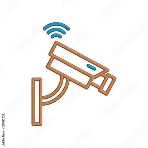 CCTV icon design template