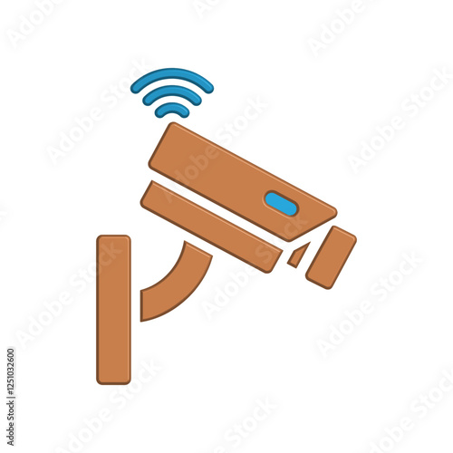 CCTV icon design template