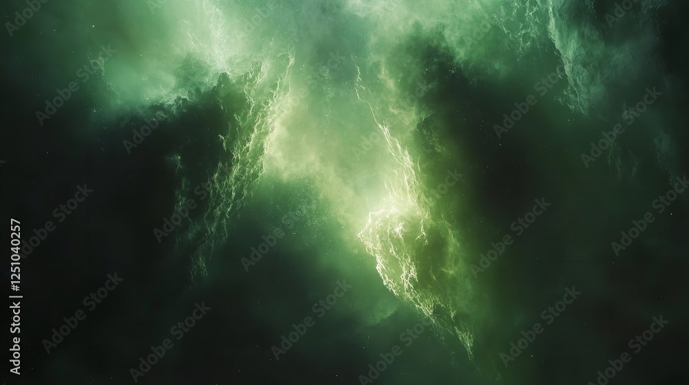 Fototapeta premium Aurora Borealis. Northern Lights. Teriberka. Murmansk region