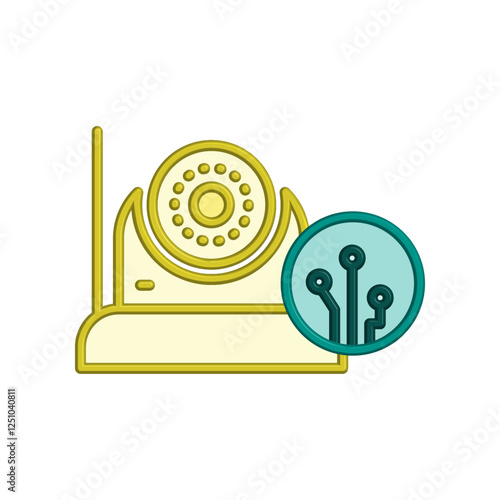 CCTV icon design template