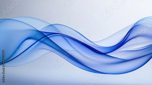 Abstract Blue Waves Design