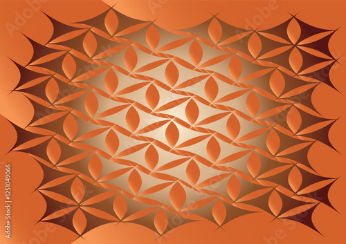 Transparent orange background petal leaf illustration