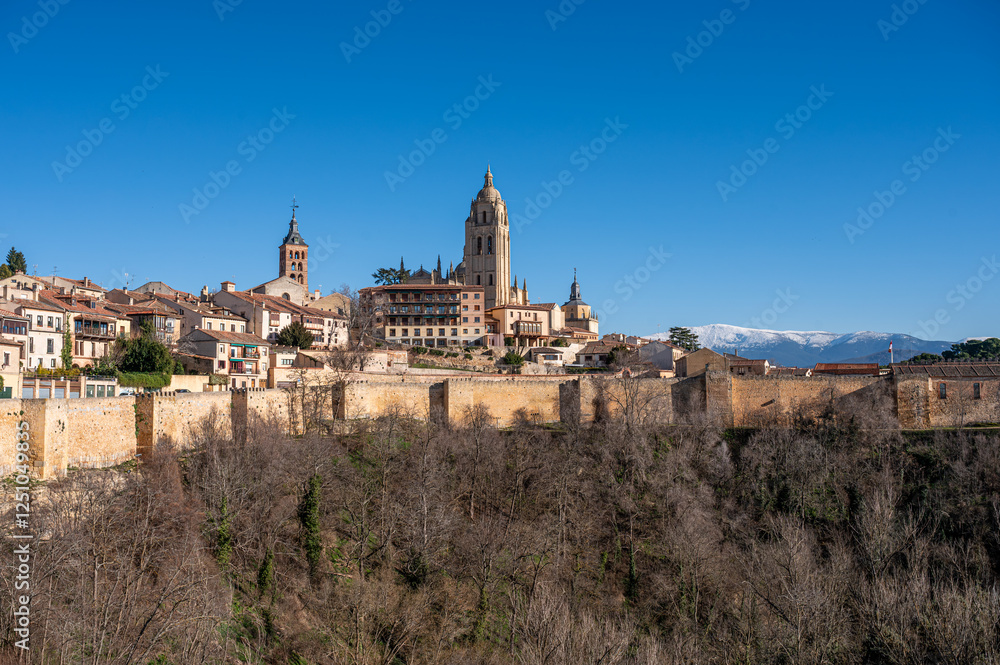 Views of Beautiful downtown Segovia Views of Beautiful downtown Segovia