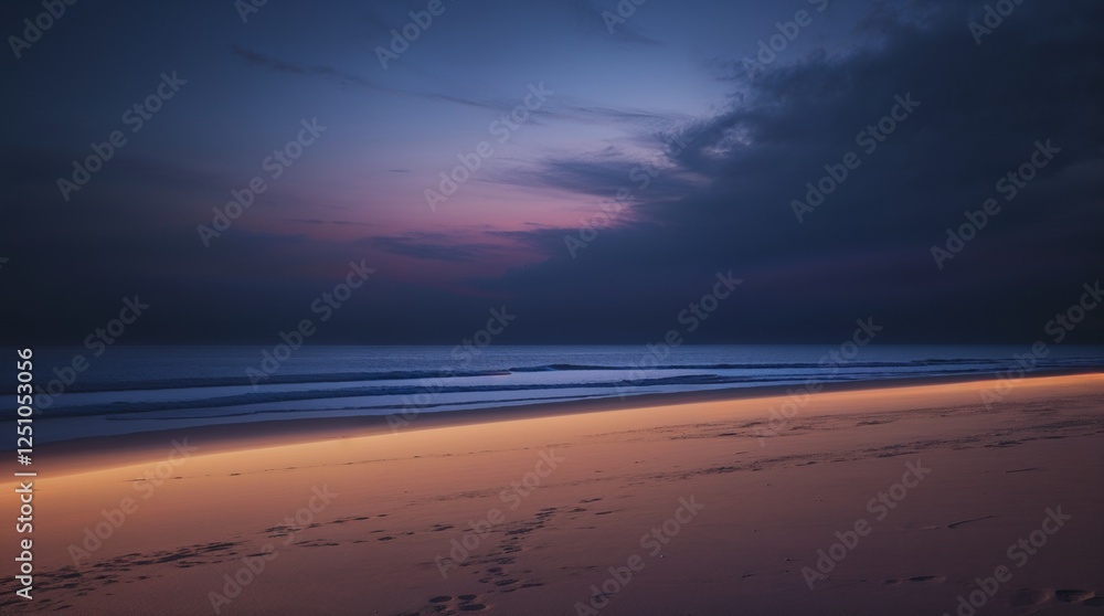 Fototapeta premium Beach sand, beautiful dark background.