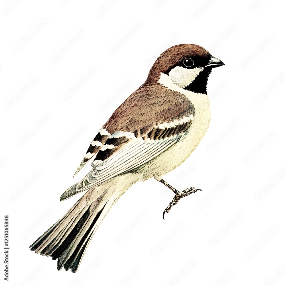 Fototapeta premium there is a bird that is sitting on a branch