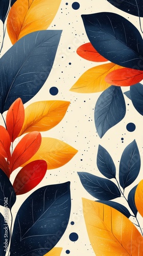 Autumn Leaves Pattern.