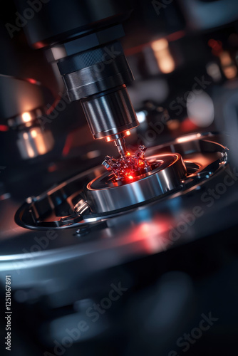 Wallpaper Mural Exploring Cutting-Edge Technology: A Close-Up on Precision Engineering and Innovative Microscopy Techniques in Modern Scientific Research Labs Torontodigital.ca