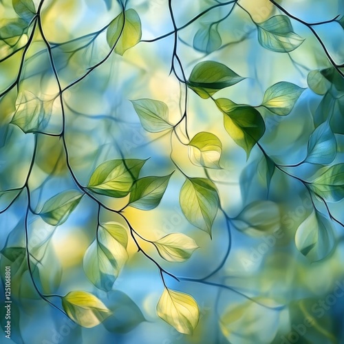 Leafy Canopy Abstract.