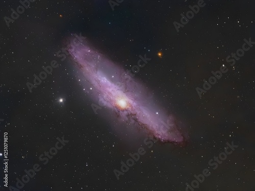 space background with stars galaxy captured with James Web telescopes