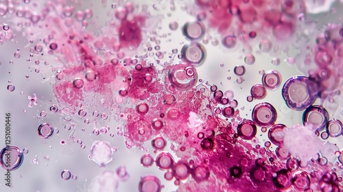Blood Under a Microscope: Unraveling the Intricate World of Life - Sustaining Fluid. Explore the diverse components of blood such as red blood cells, white blood cells, and platelets