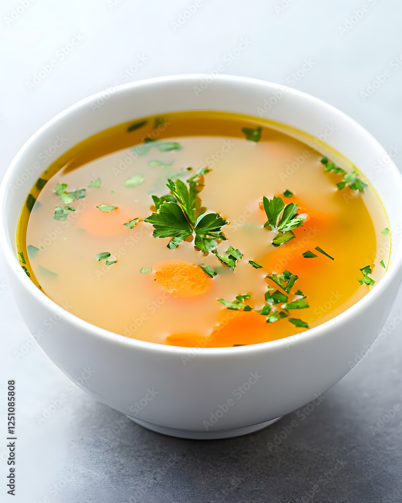 Edible vaccine packaging dissolving in soup.
Edible vaccine packaging dissolving in soup.