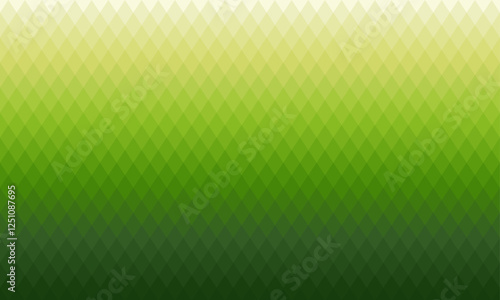 Green gradient abstract background rhombus shape pattern. Modern vector illustration.